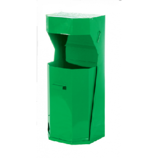 Метален кош с пепелник