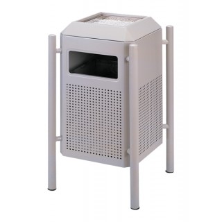 Метален кош с пепелник