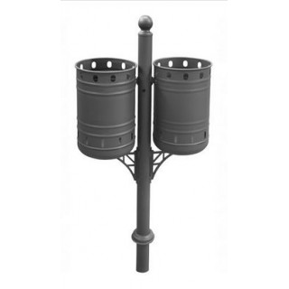 ДВОЕН МЕТАЛЕН КОШ НА СТОЙКА