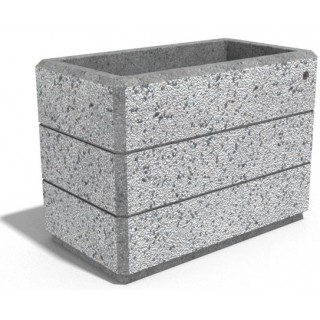 Бетонна саксия  Д90 см /  Ш50 см / H65 см