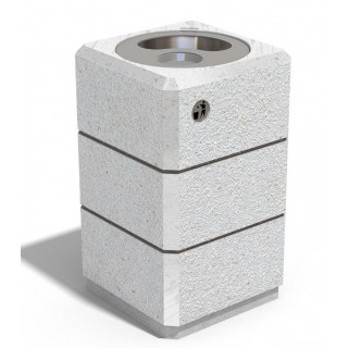 Бетонен кош за отпадъци 30л