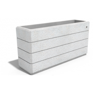 Бетонна саксия  Д150 см /  Ш45 см / H75 см