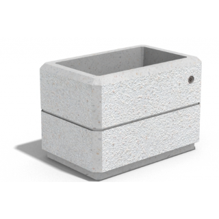 Бетонна саксия  Д58 см /  Ш38см / H40 см