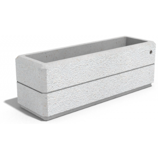 Бетонна саксия Д117 см / Ш38см / H40 см