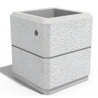 Бетонна саксия  Д38 см /  Ш38 см / H43 см