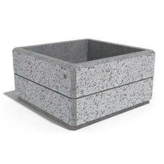 Бетонна саксия  Д150 см /  Ш150 см / H65 см