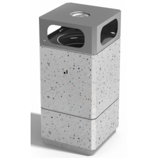 Бетонов кош за отпадъци с пепелник 15л/30л/70л