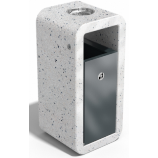 Бетонов кош за отпадъци с пепелник 35л/90л