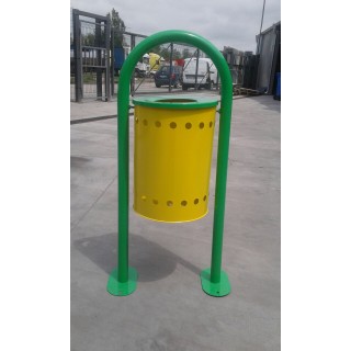 Метален кош на стойка 40л