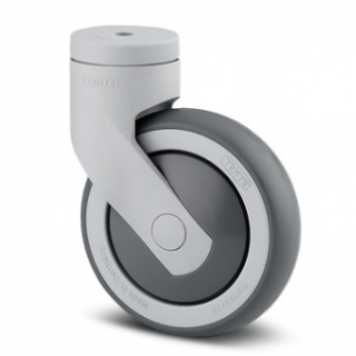 Колело TENTE 125мм въртящо корпус от синтетичен материал ролка полипропилен с немаркираща гума