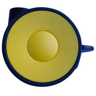 Мебелно колело TENTE 75мм полиамид с гума и спирачка Linea Yellow