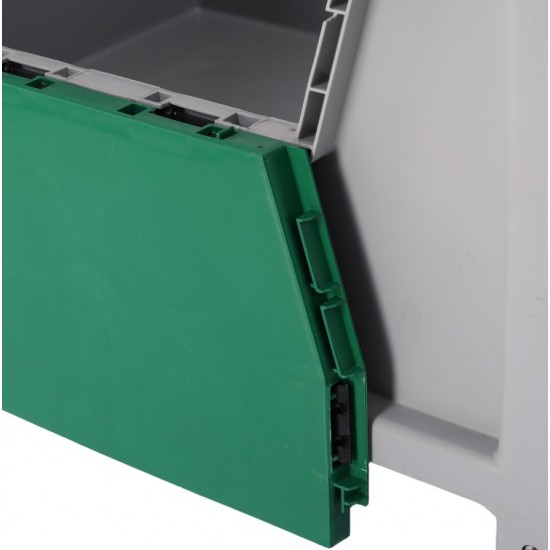 Пластмасова каса с отваряема страна на 4 крачета 1200x800х800 mm 62286