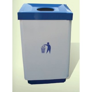 Единичен кош с бетонова основа