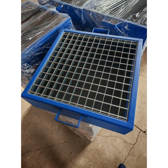 КАПТАЖНА ВАНА ЗА 1 ВАРЕЛ с поцинкована решетка 500х500х150 мм