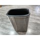 Метален кош от неръждаема стомана с 40л 62363