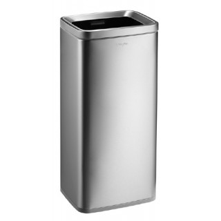 Метален кош от неръждаема стомана с 40л