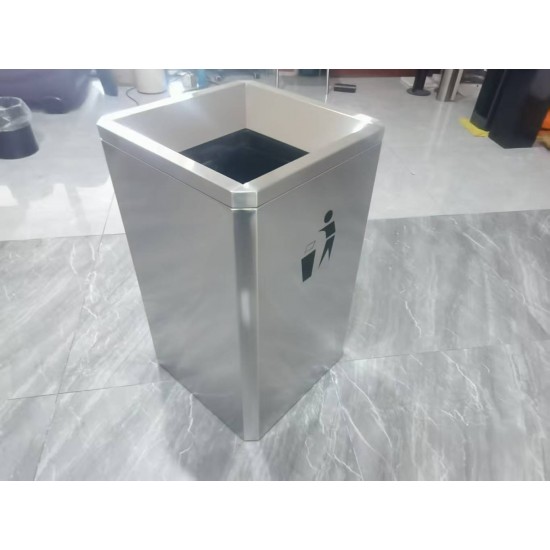 Метален кош от неръждаема стомана 100л