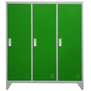 Троен Метален шкаф 1200 х 400 х 1200 мм