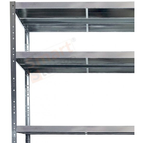 Метален стелаж 195х100х50, 5 рафта, 260 кг